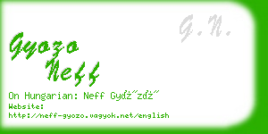 gyozo neff business card